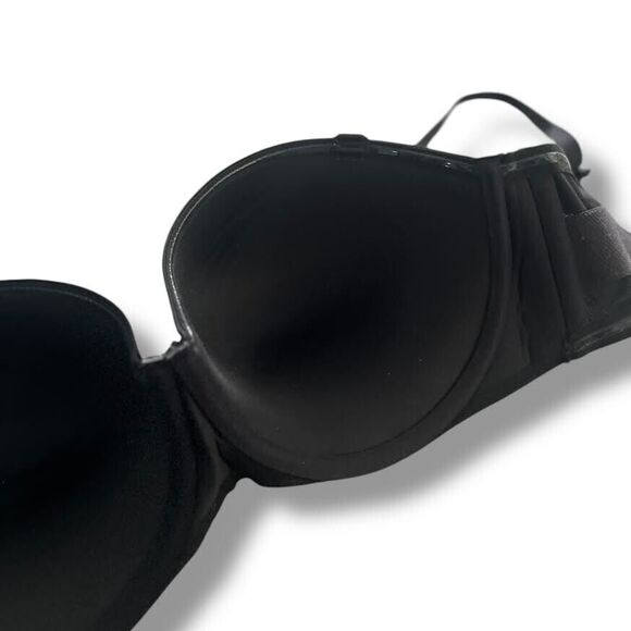 Torrid Bra Women's Plus Sz 40DD Black Curve Push-Up Strapless/Straps Underwire - Picture 6 of 14